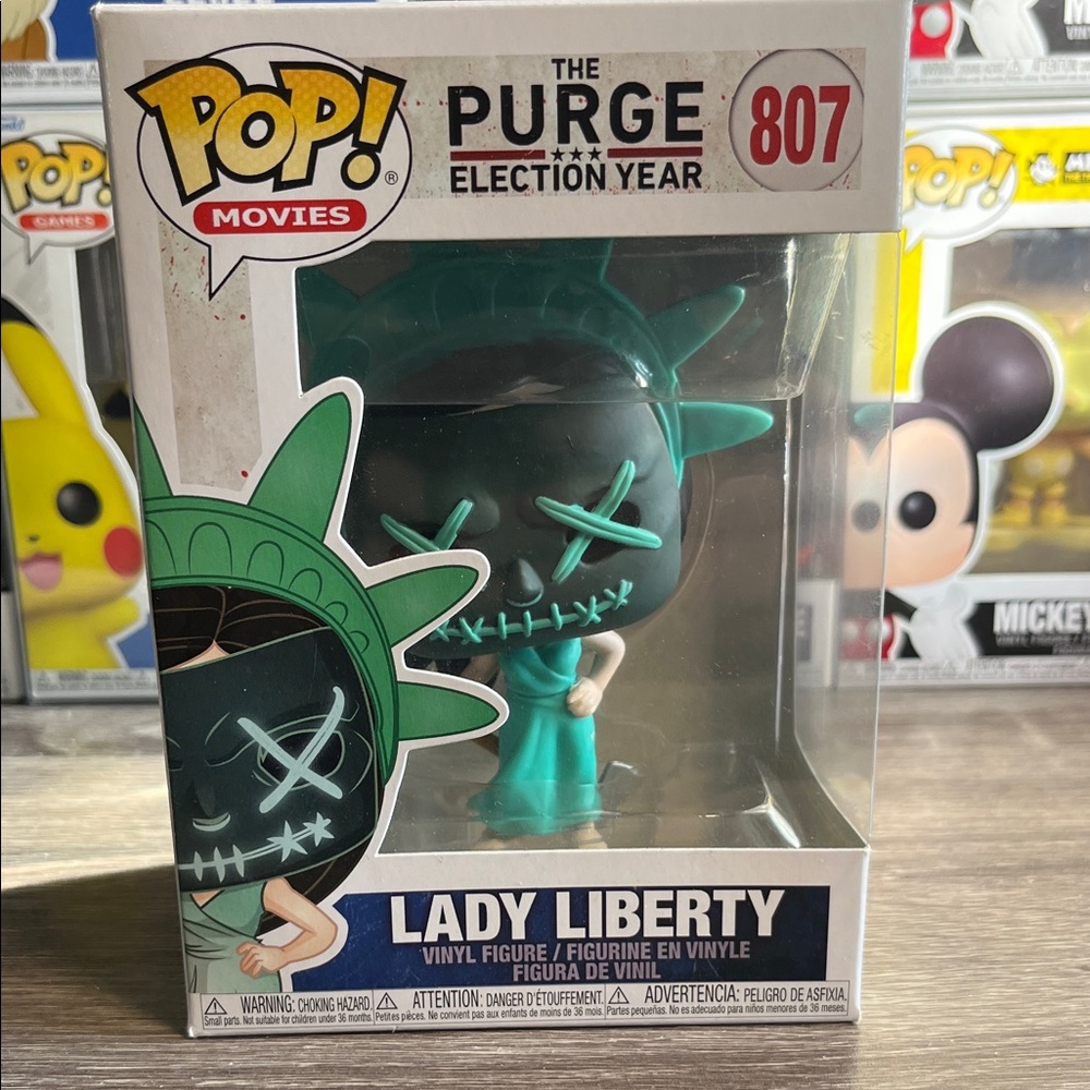 Funko Pop! Movies Lady Liberty Vinyl Figure - Teal and Black